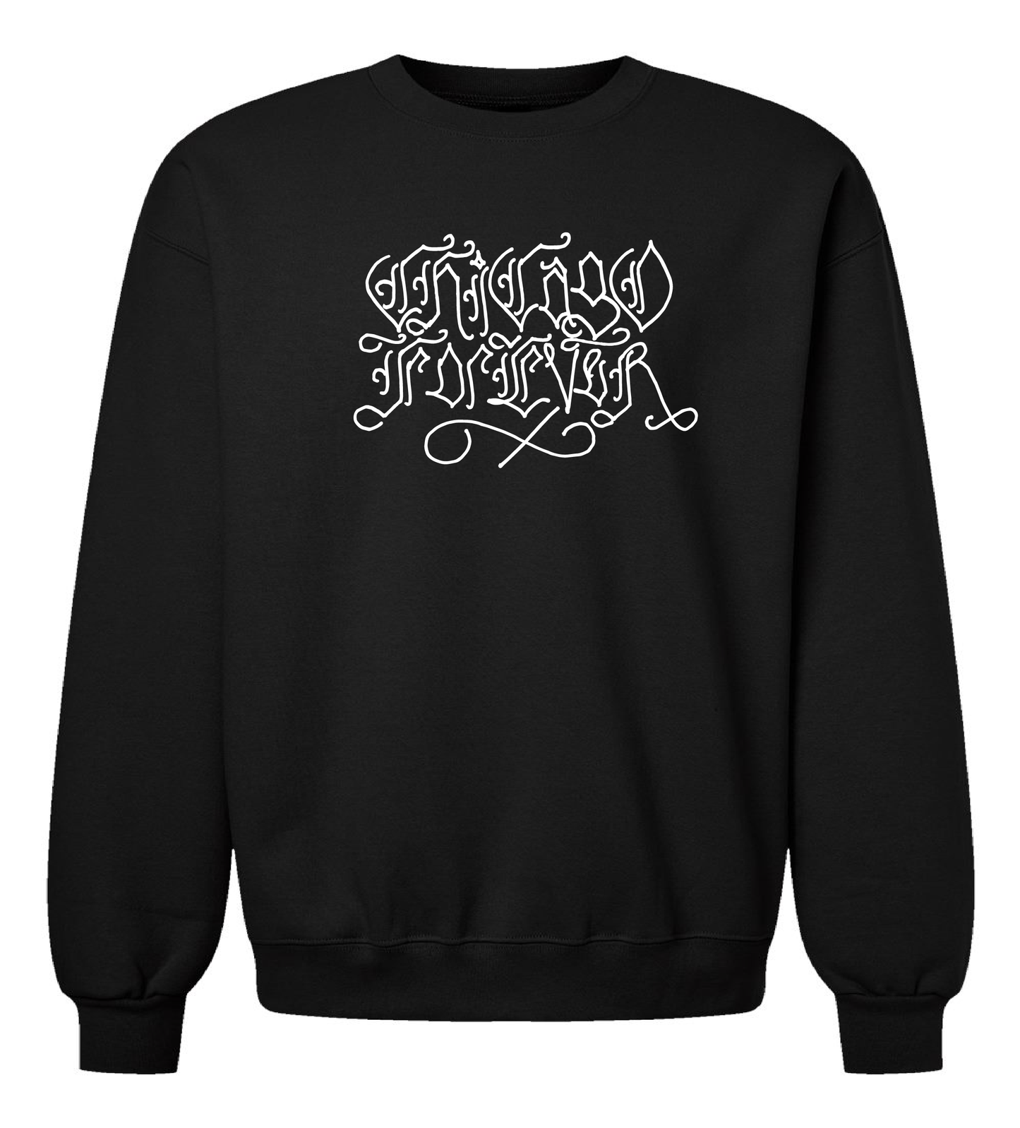 CHICAGO FOREVER BLACK SWEATER BY MADE IN CHI-TOWN WITH LOVE