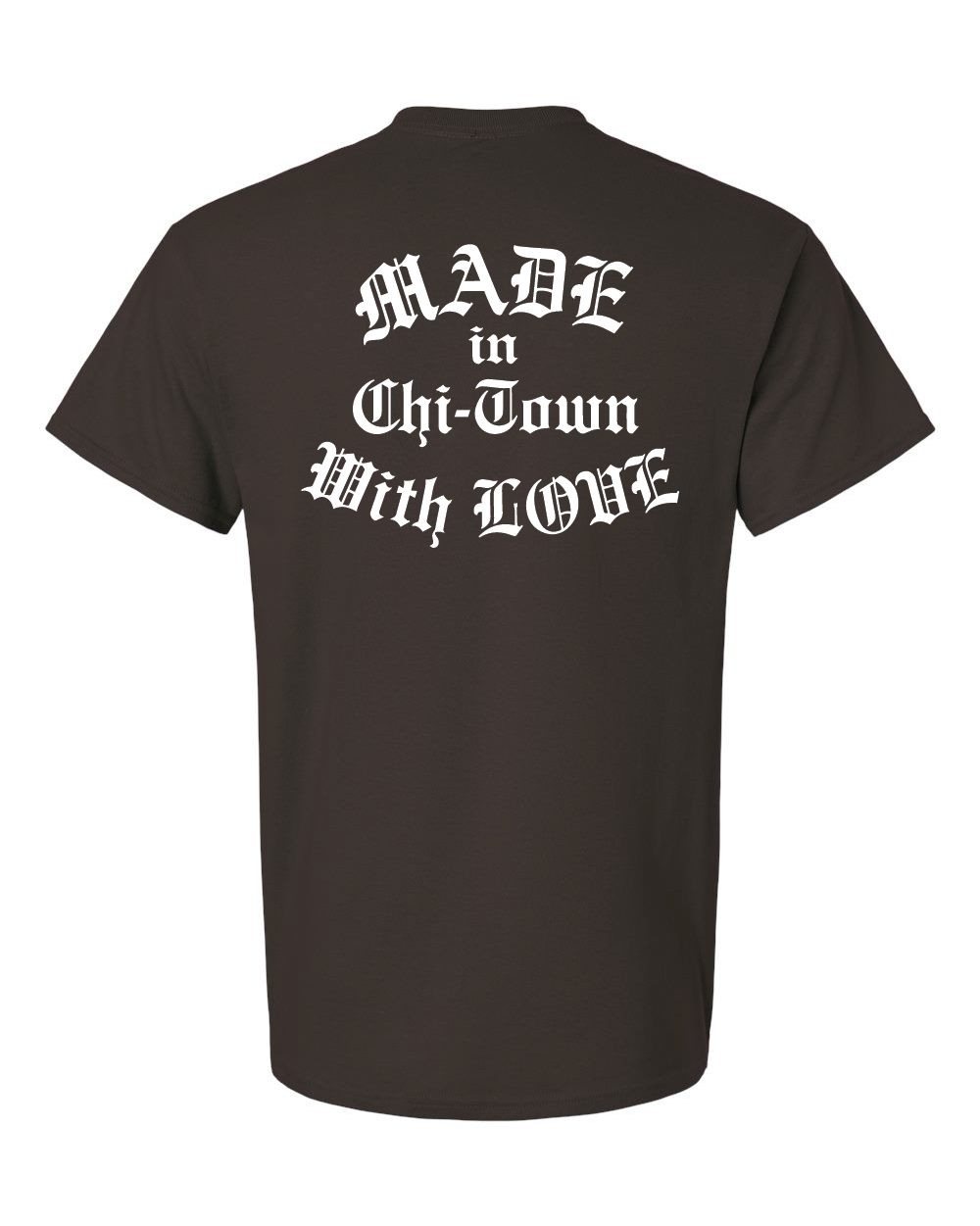 *SOLD OUT* BROWN AND PROUD COTTON T-SHIRT BY MADE IN CHI-TOWN WITH LOVE
