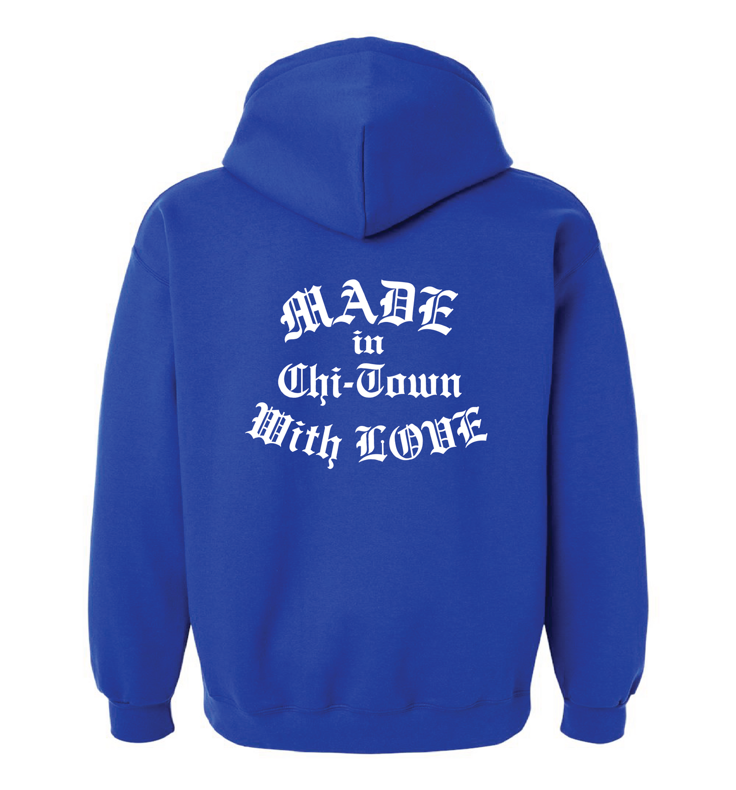 Da Cubs Major League Premium Cotton Blue Hoodie by Made in Chi-Town With Love