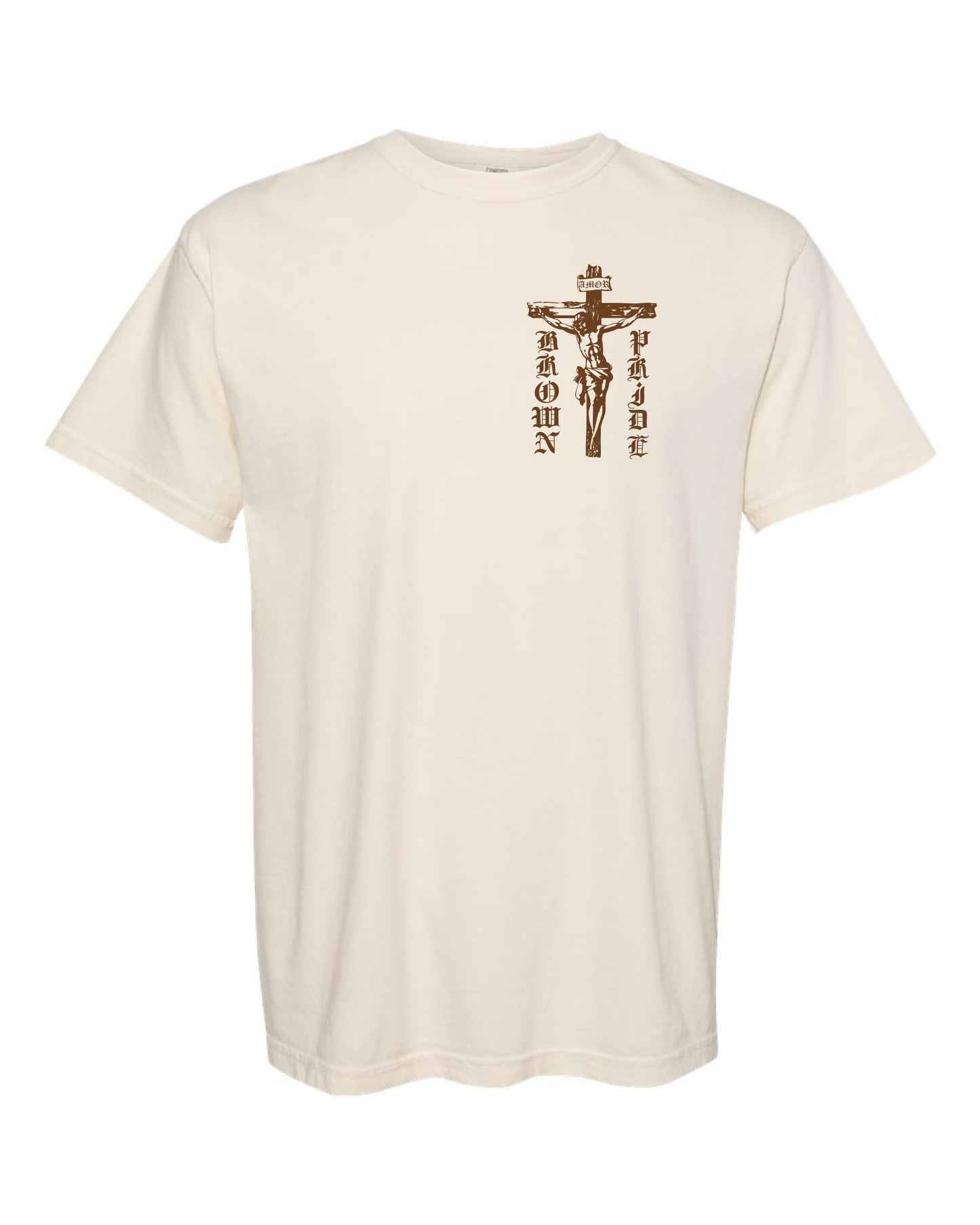 BROWN PRIDE COTTON TEE BY MADE IN CHI-TOWN WITH LOVE