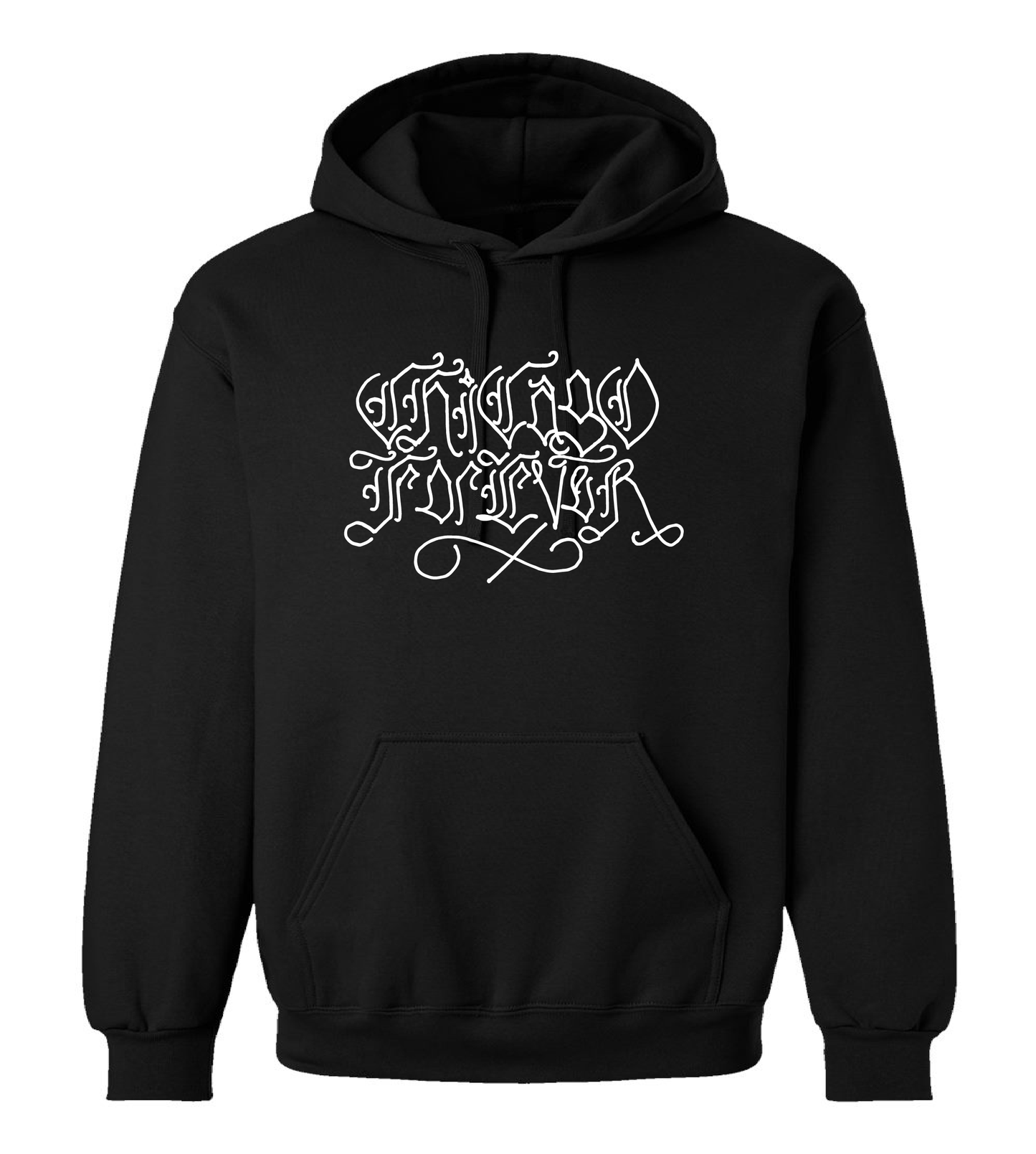 CHICAGO FOREVER BLACK HOODIE BY MADE IN CHI-TOWN WITH LOVE