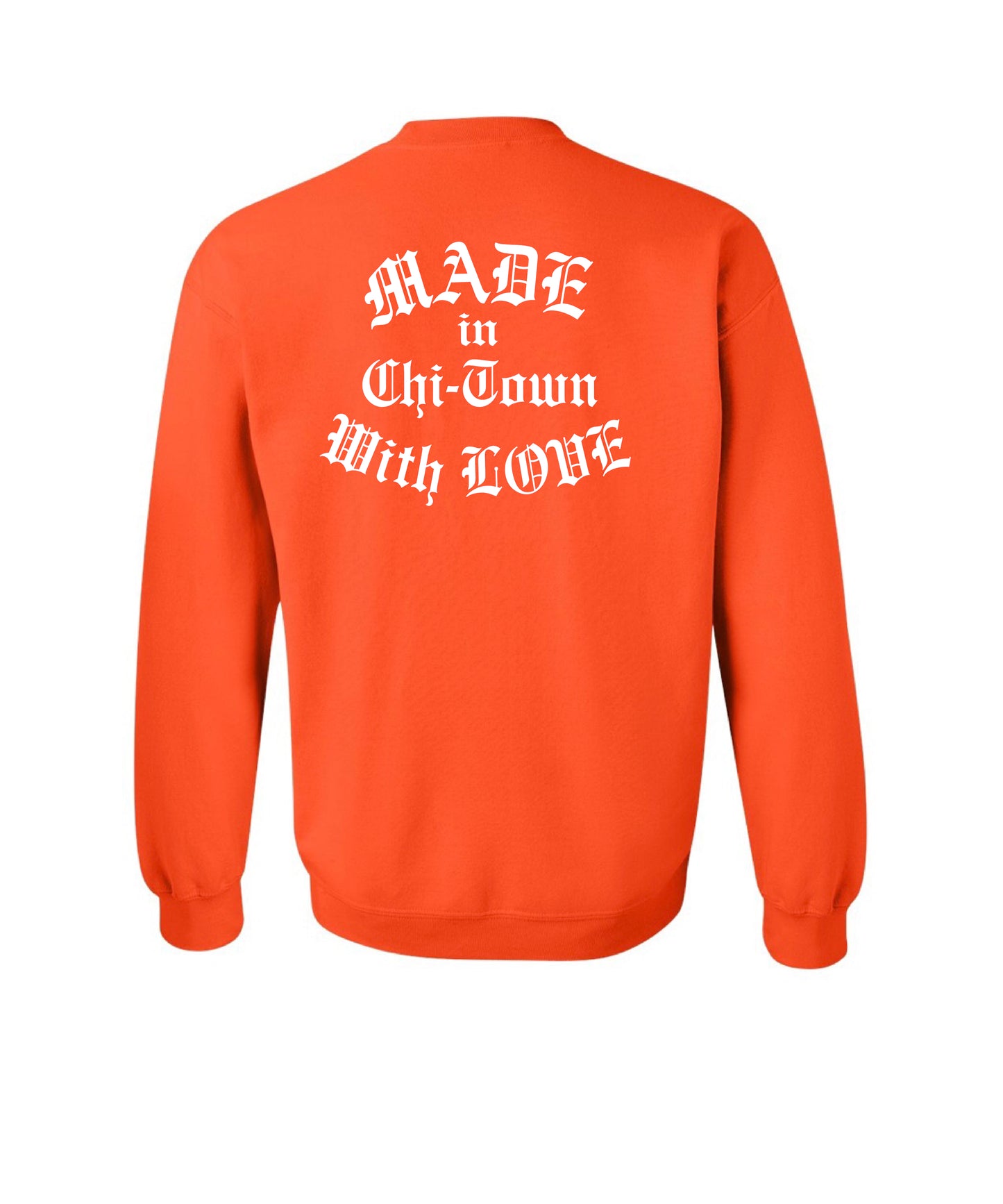 Chicago Raised Me Cotton Crewneck Sweater by Made in Chi-Town With Love