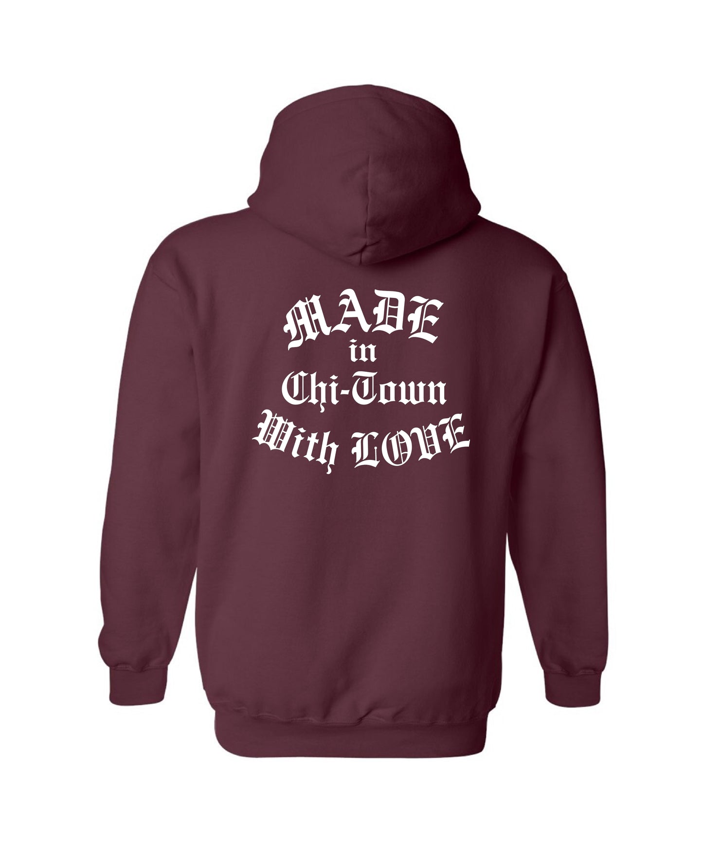 Chicago Raised Me Hoodie Premium Cotton by Made in Chi-Town With Love