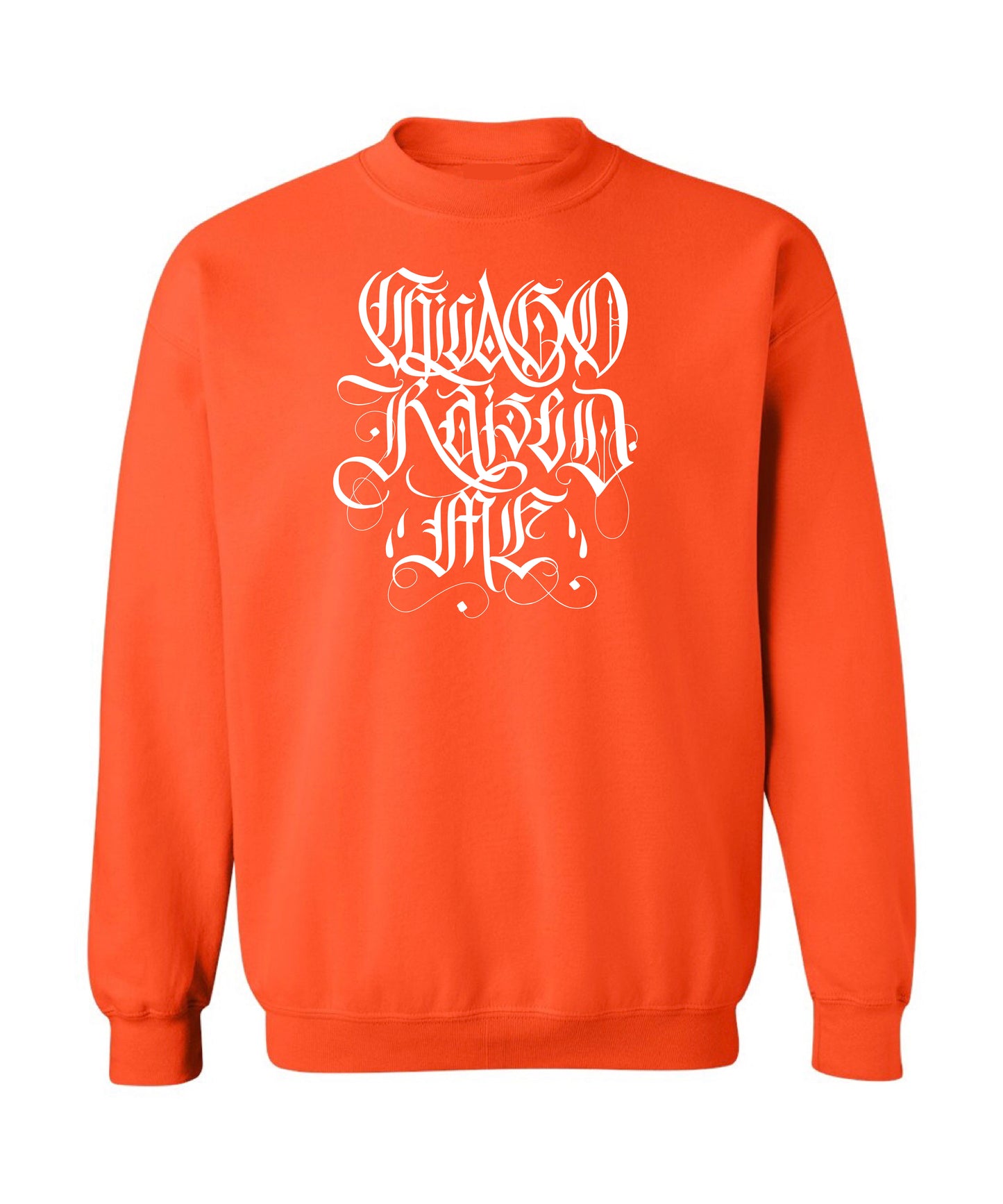 Chicago Raised Me Cotton Crewneck Sweater by Made in Chi-Town With Love