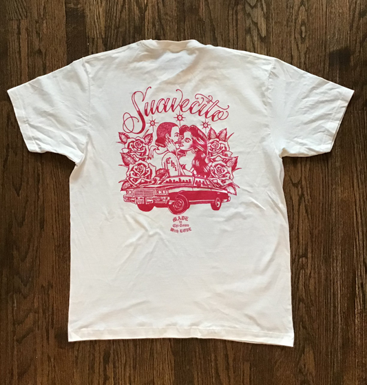 SUAVECITO Cream Cotton Tee by Marty Mac and Made in Chi-Town With Love