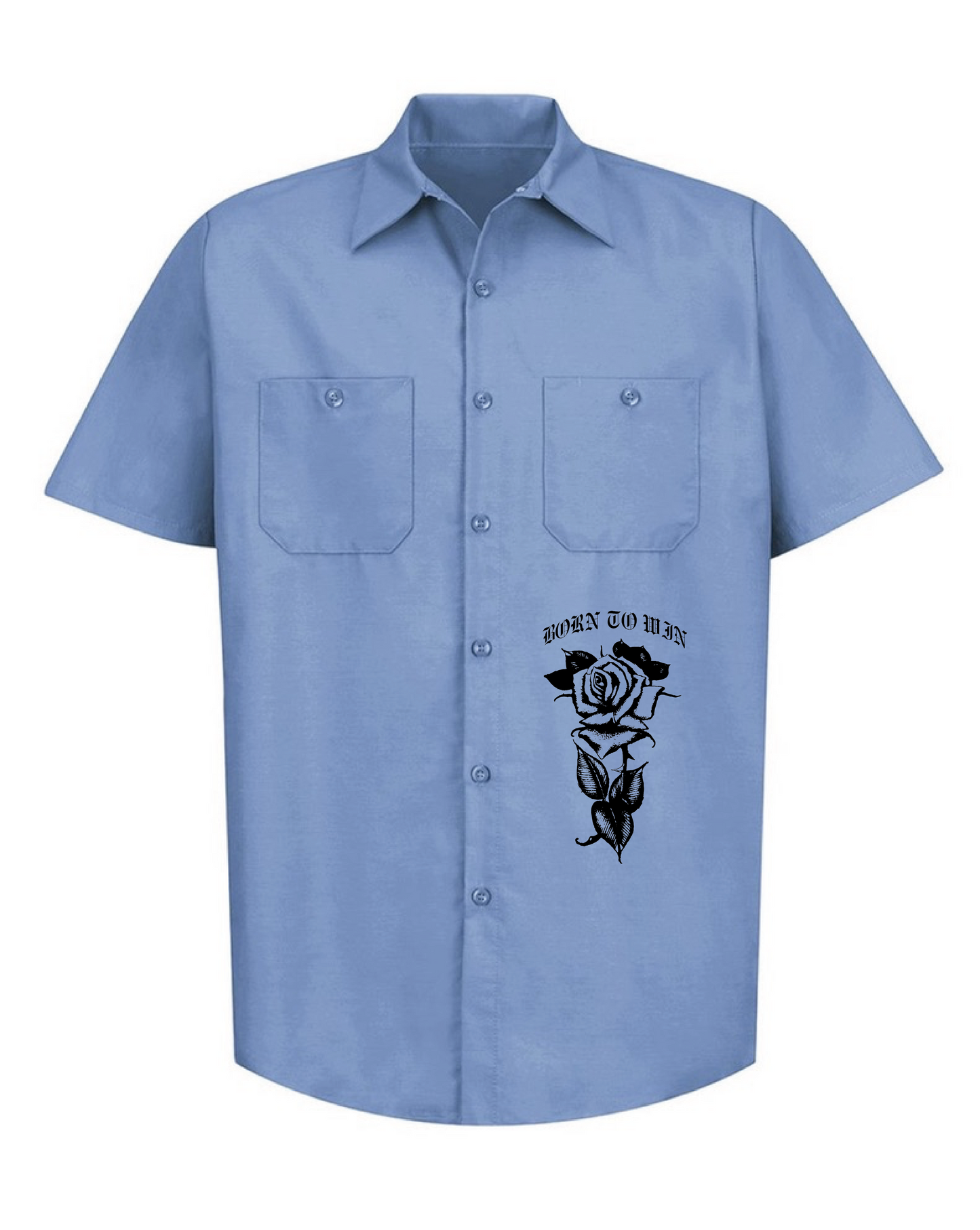 Born To Win Limited Exclusive Worker Button Down by Made in Chi-Town With Love