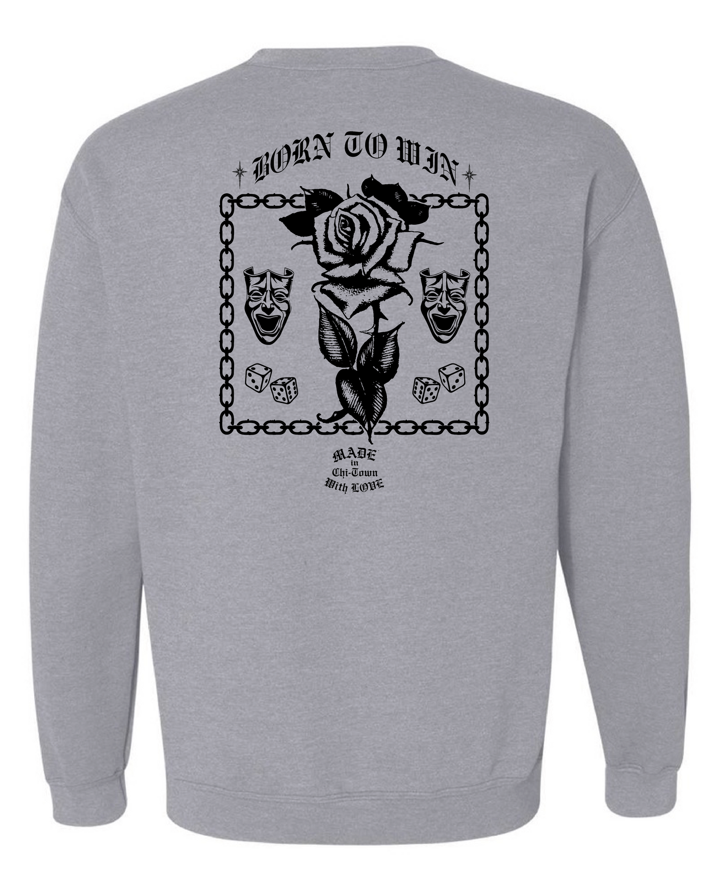 Born To Win Limited Exclusive Crewneck Tee by Made in Chi-Town With Love