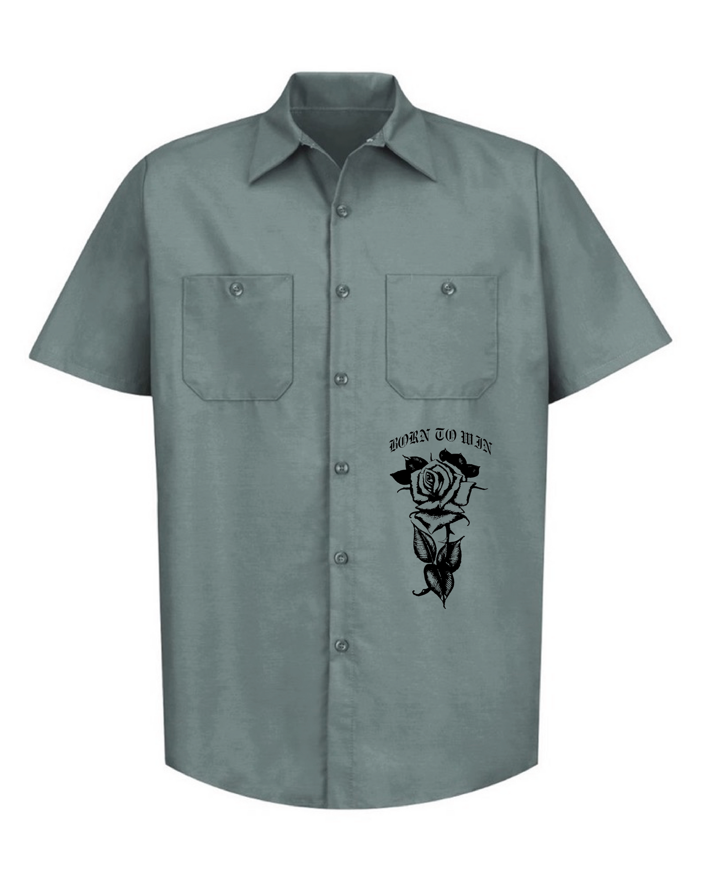 Born To Win Limited Exclusive Worker Button Down by Made in Chi-Town With Love