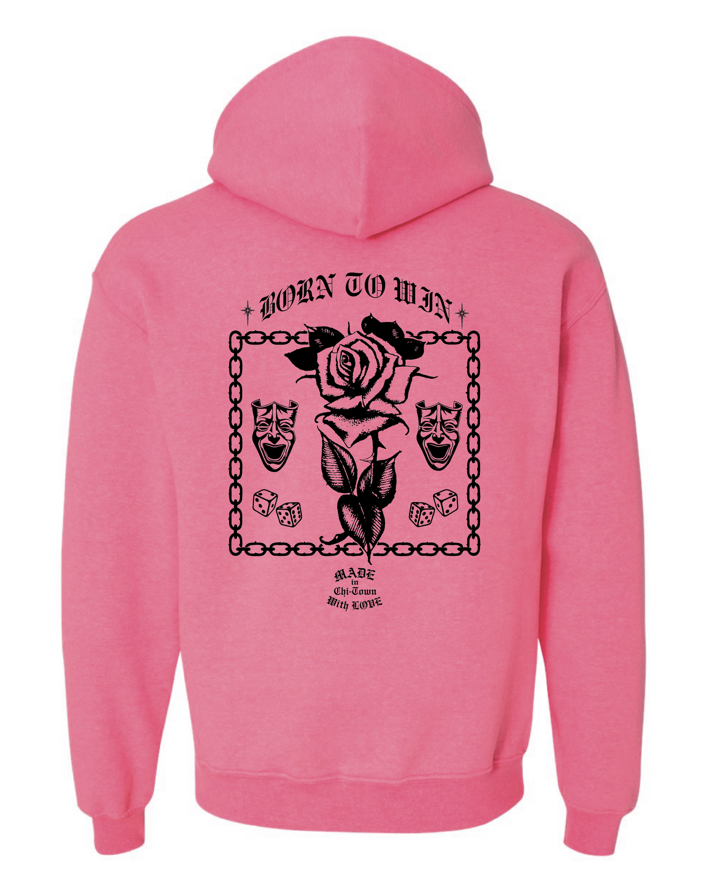 Born To Win Exclusive Cotton Hoodie by Made in Chi-Town With Love