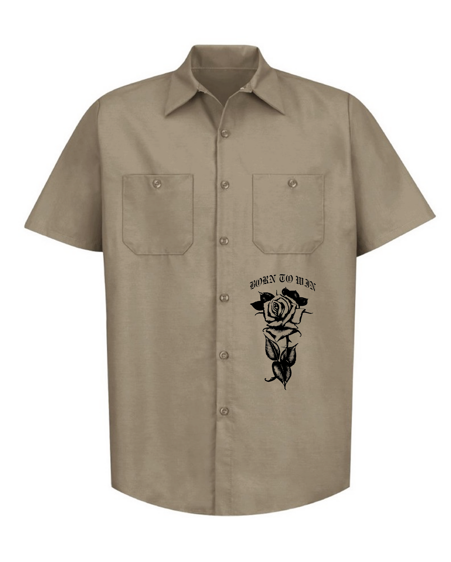 Born To Win Limited Exclusive Worker Button Down by Made in Chi-Town With Love