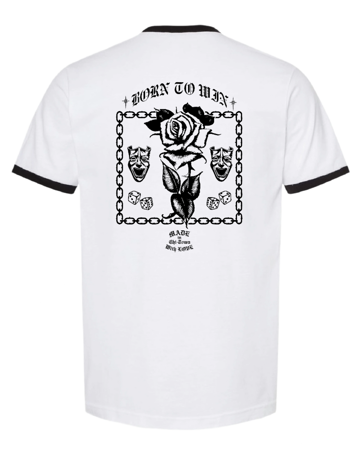 Born To Win Exclusive Cotton Tee by Made in Chi-Town With Love