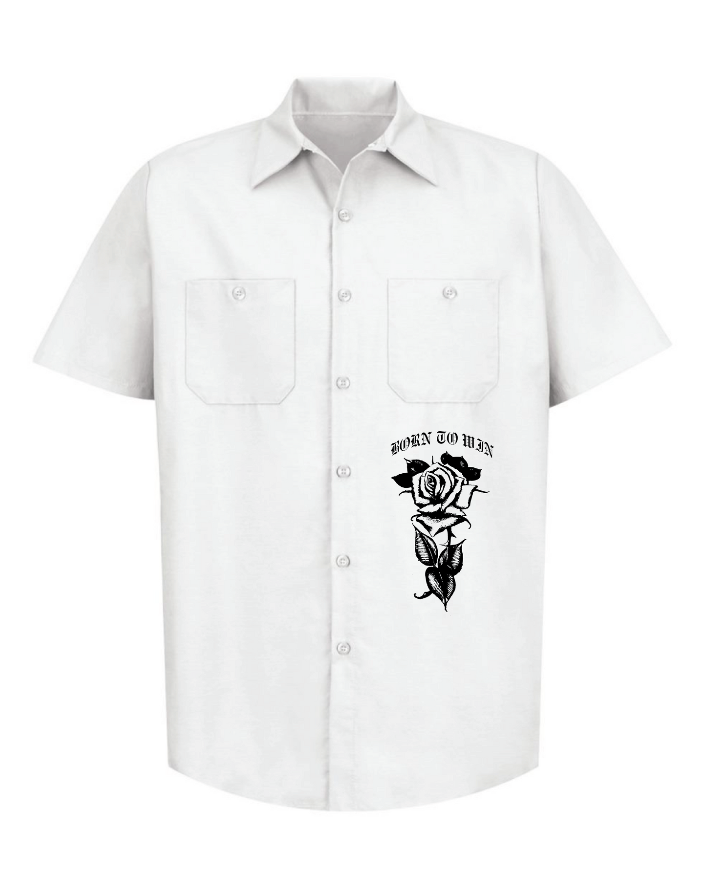 Born To Win Limited Exclusive Worker Button Down by Made in Chi-Town With Love