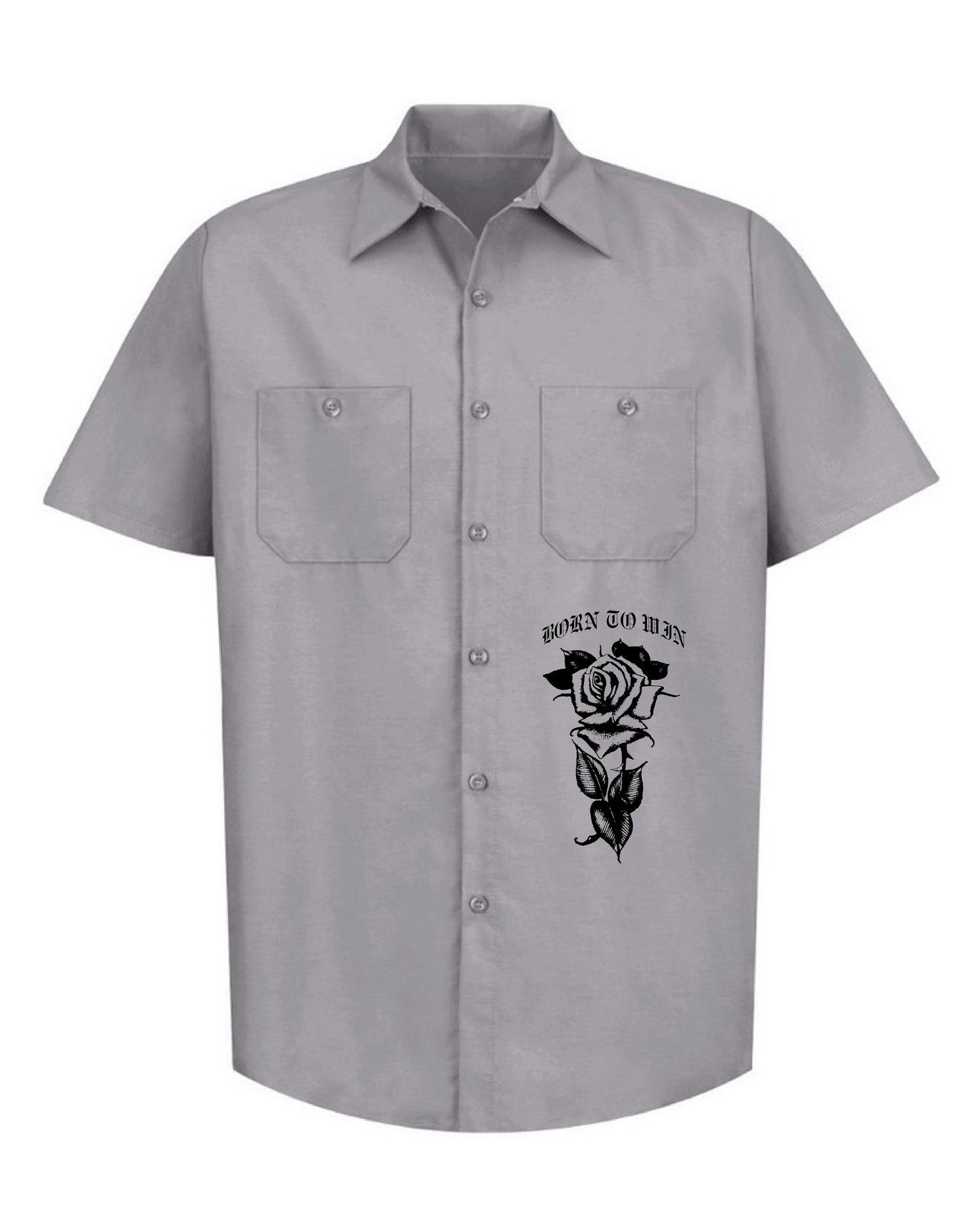 Born To Win Limited Exclusive Worker Button Down by Made in Chi-Town With Love