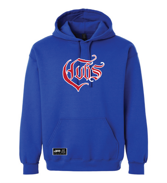 Da Cubs Major League Premium Cotton Blue Hoodie by Made in Chi-Town With Love