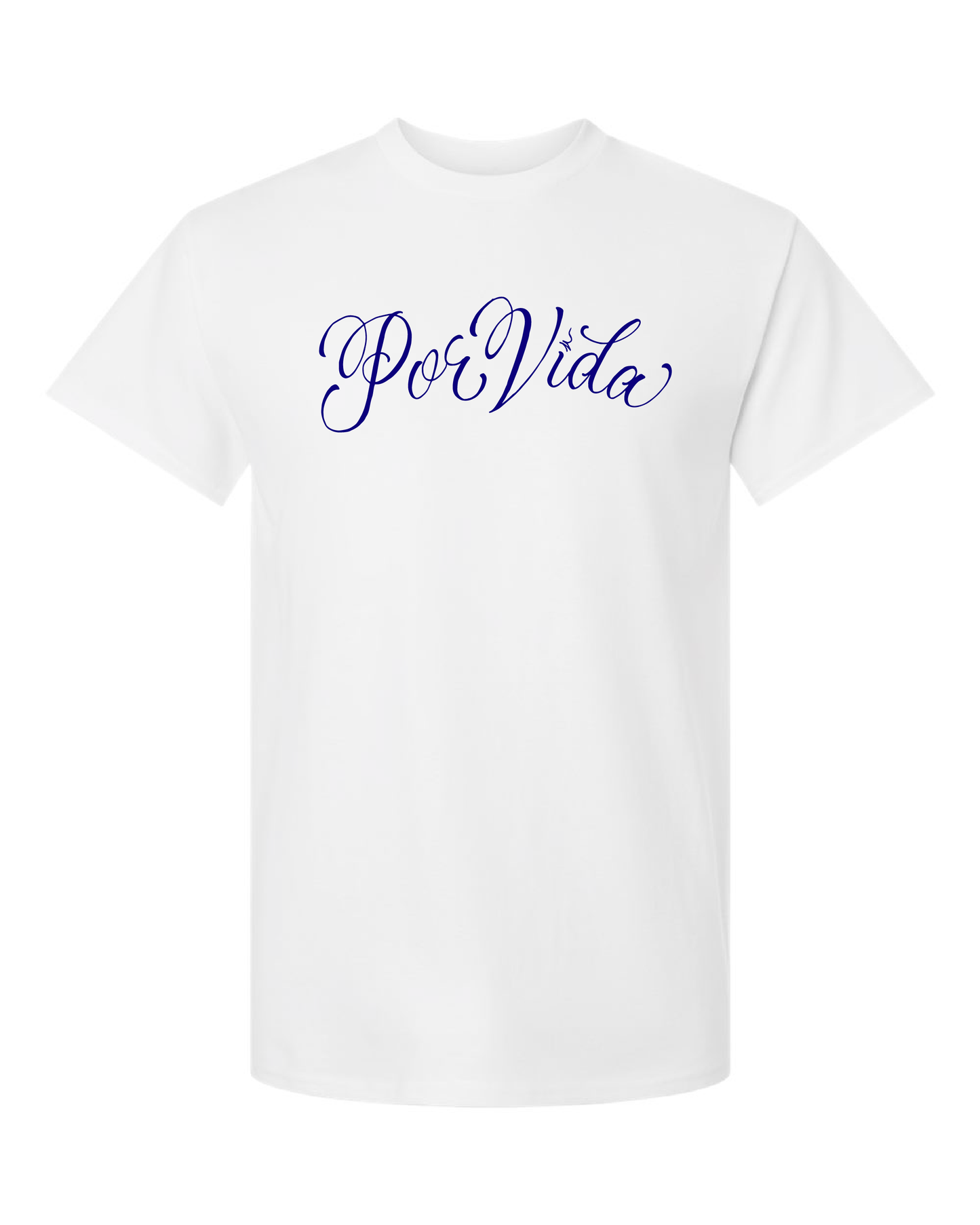 Por Vida Cotton Tee by  Made in Chi-Town With Love