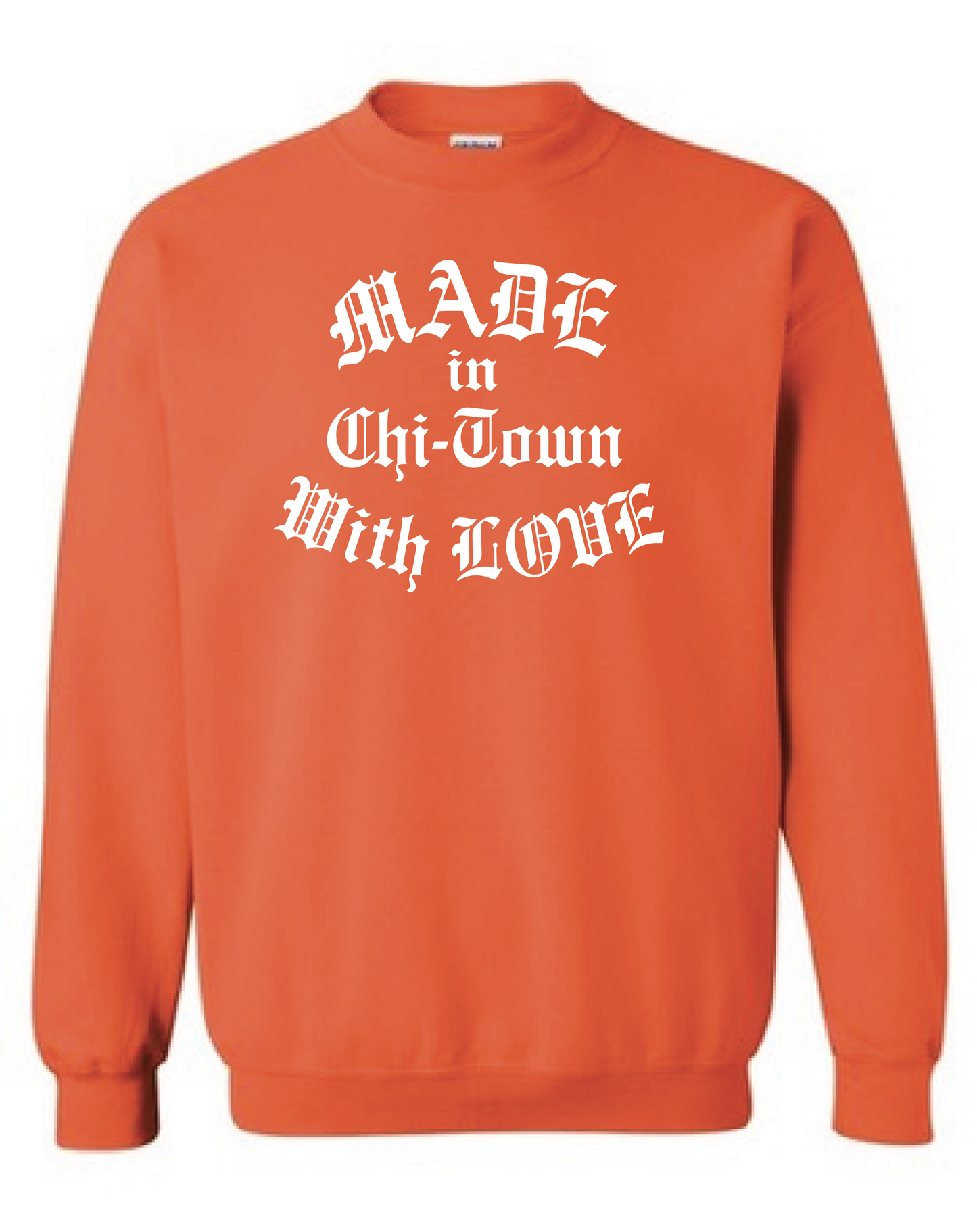 Large Box Logo Crewneck Sweater by Made in Chi-Town With Love