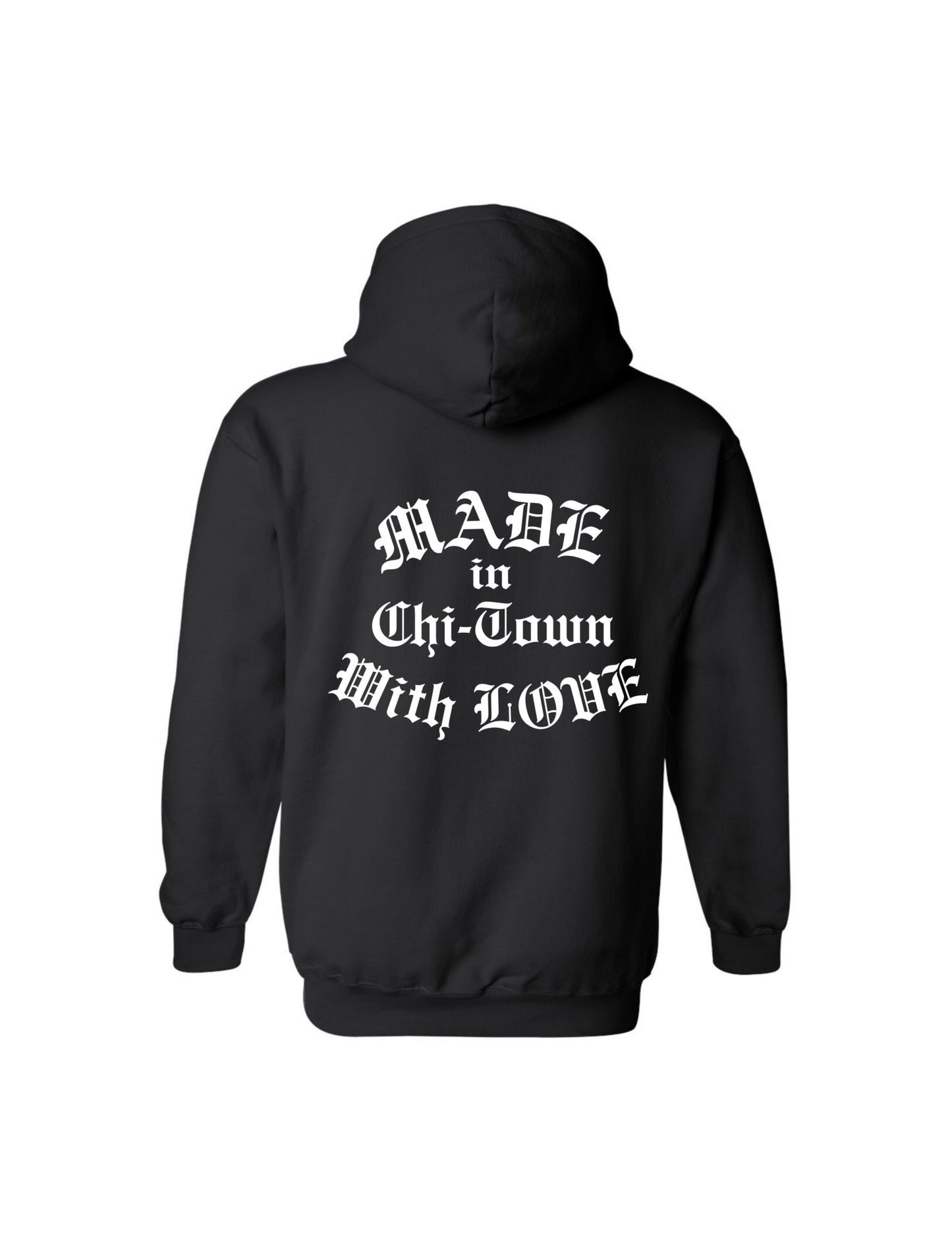 Chicago Raised Me Hoodie Premium Cotton by Made in Chi-Town With Love